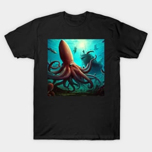 Monster Squid . T-Shirt